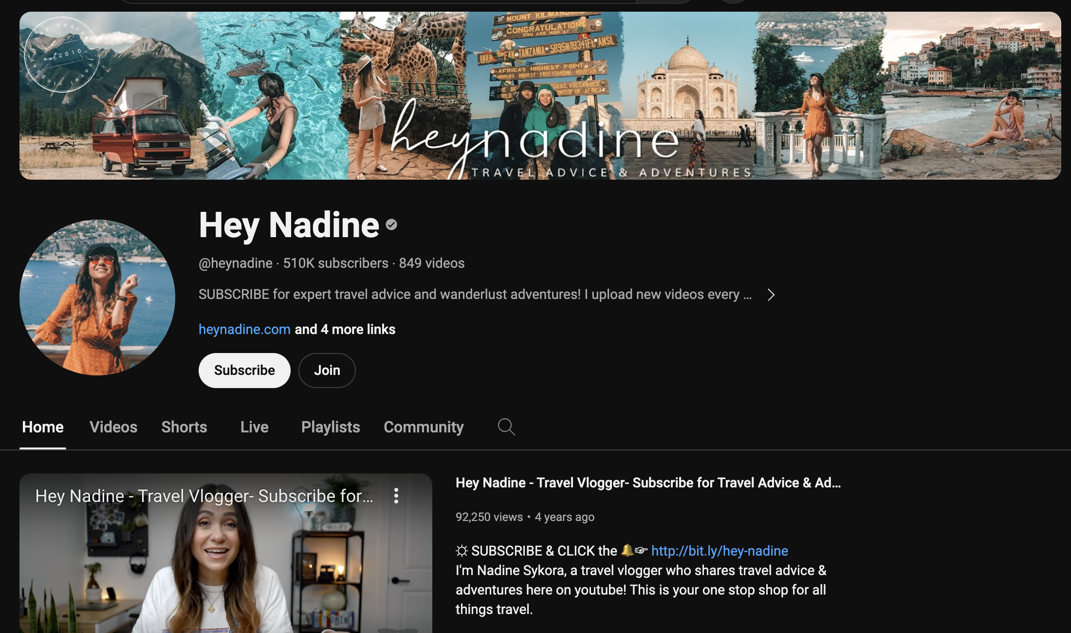 안녕하세요 Nadine YouTube 동영상 블로그 채널입니다.